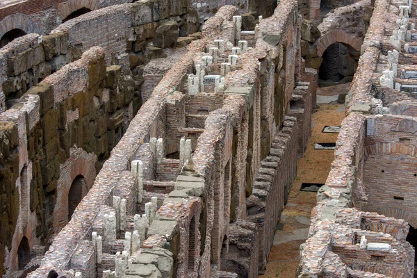 Vistas Detalles Del Monumento Coliseo Roma Italia — Foto de Stock