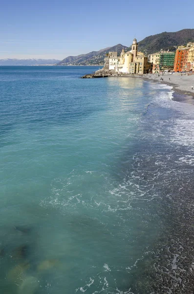 Landscape Camogli Village Genoa Liguria — Stockfoto