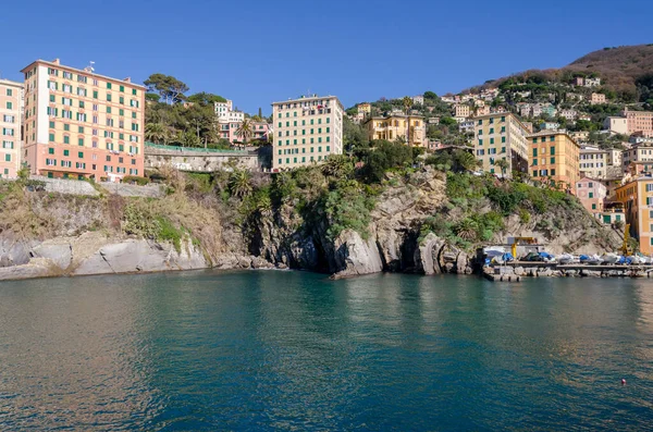 Landscape Camogli Village Genoa Liguria — 图库照片