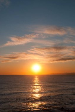 Liguria, Cenova 'da Boccadasse sahilinde deniz manzarası