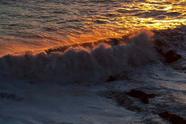 Mare Sulla Costa Boccadasse Genova Liguria — Foto Stock