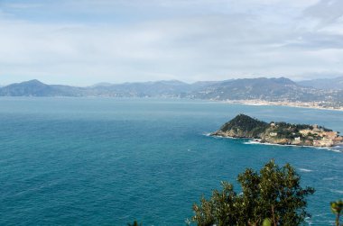 Liguria, İtalya 'daki sestri levante köyü