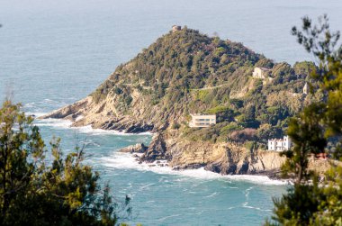 Liguria, İtalya 'daki sestri levante köyü