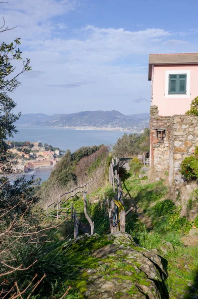 Sestri Levante Dorf Ligurien Italien — Stockfoto