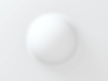 Tarafsız geometriden yapılmış beyaz dışbükey arkaplan.