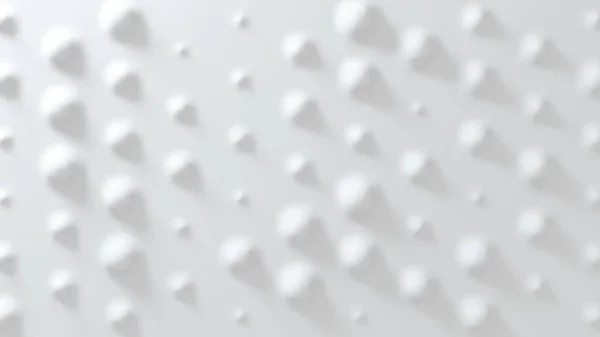 Fundo convexo branco feito de geometria anti-aliased. Renderização 3d — Fotografia de Stock