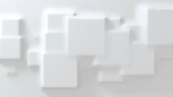 Sfondo convesso bianco fatto di geometria anti-alias. rendering 3d — Foto Stock