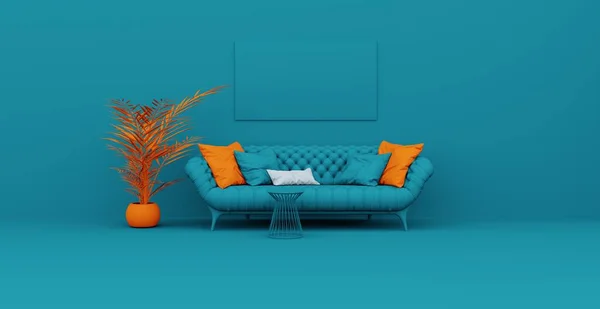 3d interior abstrato. Modelo de interiores. — Fotografia de Stock