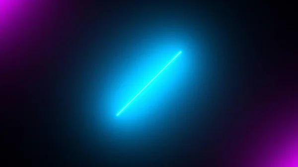 3D neon ışıklı arka plan. 3B görüntüleme — Stok fotoğraf