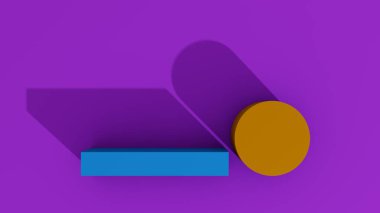 Gölgeler kullanılarak soyut bir arkaplan oluşturuluyor