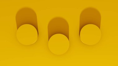 Gölgeler kullanılarak soyut bir arkaplan oluşturuluyor