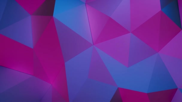 Hintergrund Aus Dreiecken Helle Hintergrundanimation Mit Vielen Dreiecken — Stockvideo