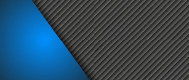 Çapraz çizgileri olan soyut koyu mavi arkaplan. Modern soyut vektör dokusu, arkaplan, broşür.