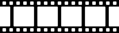 Film şeridi dokusu, soyut vektör arkaplanı. EPS 10