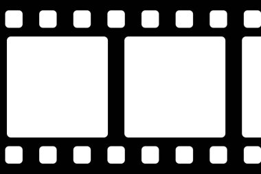 Film şeridi dokusu, soyut vektör arkaplanı. EPS 10