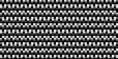 Koyu siyah geometrik arkaplan ve kare desenli. Modern koyu soyut vektör dokusu.