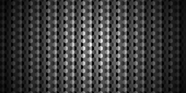 Hexágono Abstracto Fondo Negro Oscuro Con Sombra Textura Moderna Del — Vector de stock