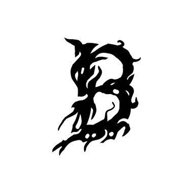 Gotik grafiti tarzında 