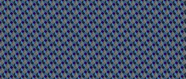 Koyu gri ve mavi geometrik şebeke arka planı. Kare şeklinde desen. Modern koyu soyut vektör dokusu.