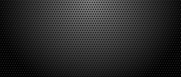 Черный Металлический Фон Рисунком Точек Современная Абстрактная Векторная Текстура Eps — стоковый вектор