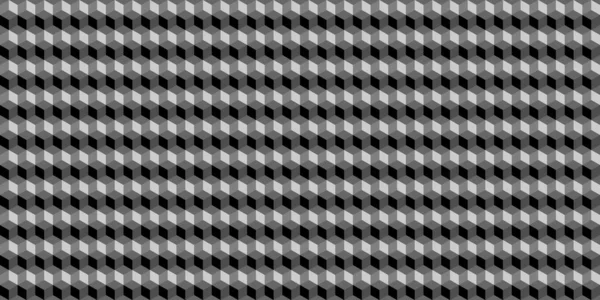 Fond Hexagonal Abstrait Noir Blanc Texture Cubique Moderne Eps Vectoriel — Image vectorielle