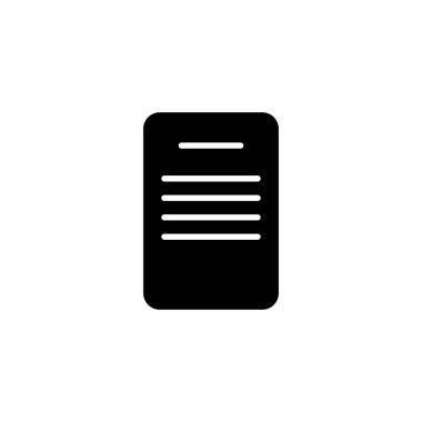 Belgeler, kağıtlar. Anlaşma, sözleşme ya da borç imzalamak. Soyut metin içeren belge. Modern vektör illüstrasyonu beyaz arkaplanda izole edildi. EPS 10.