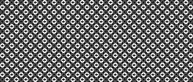 Balık desenli siyah beyaz Japon dalgaları. Modern soyut vektör çizim dokusu. EPS 10