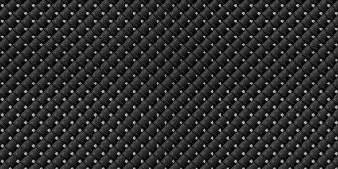 Koyu siyah geometrik şebeke arka planı. Modern koyu soyut vektör dokusu. EPS 10