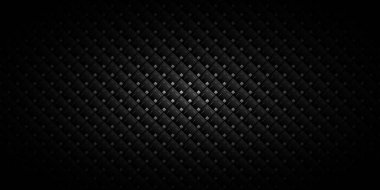 Koyu siyah geometrik şebeke arka planı. Modern koyu soyut vektör dokusu. EPS 10