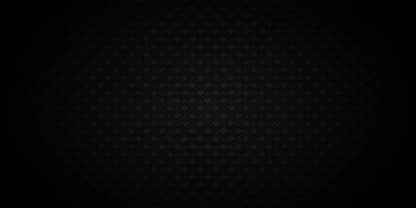 Dark Black Geometric Grid Background Modern Dark Abstract Vector Texture —  Vetores de Stock