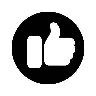 Baş parmağını kaldır. Tamam sembol. Modern sosyal medya konsepti. Beyaz arkaplanda vektör çizimi izole edildi. EPS 10