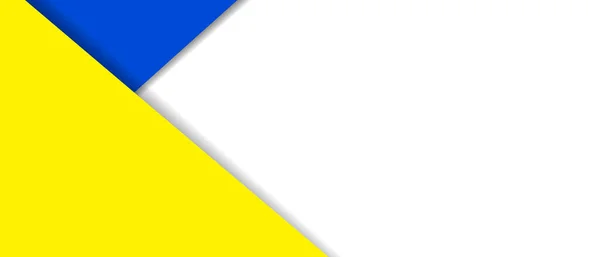 Абстрактный Желто Синий Фон Диагональными Линиями Баннер Фон Концепции Украины — стоковый вектор