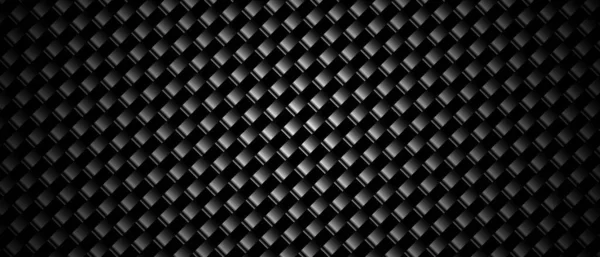 Dark Black Geometric Grid Background Modern Dark Abstract Vector Texture — Vettoriale Stock