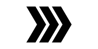 Kara ok simgesi. Vektör beyaz arkaplanda izole edildi. EPS 10