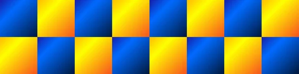 Amarelo Azul Quadrado Padrão Abstrato Vetor Textura Fundo — Vetor de Stock