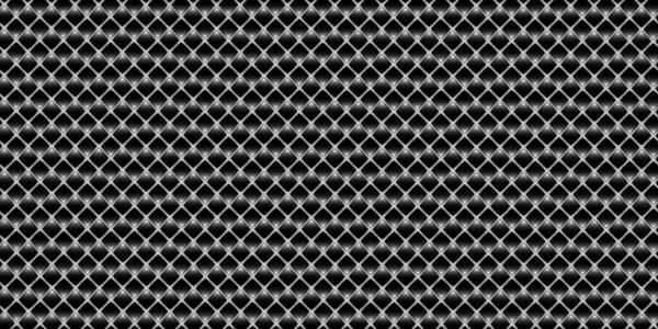 Dark Black Geometrické Pozadí Mřížky Moderní Tmavá Abstraktní Vektorová Textura — Stockový vektor