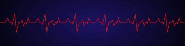 背景上的心跳线图标 病媒Eps — 图库矢量图片