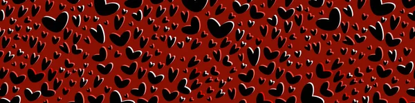 Cute Flying Hearts Background Paper Cut Decorations Valentine Day Vector — ストックベクタ