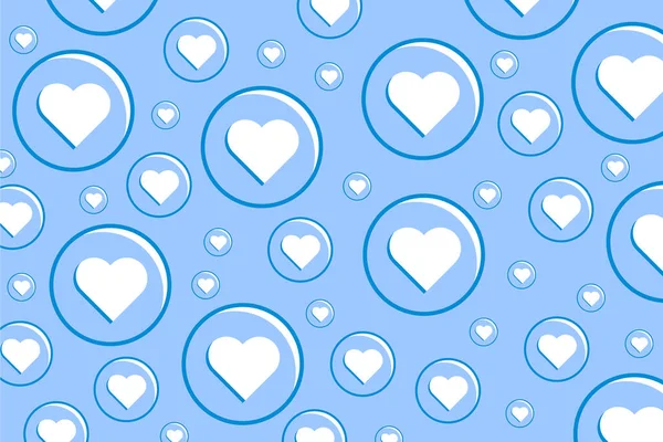 Mnóstwo Ikon Emoji Niebieskim Tle Nowoczesna Okładka Mediów Społecznościowych Wektor — Wektor stockowy