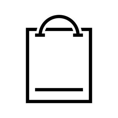 Paket simgesi. Çevrimiçi depolama simgesi beyaz arkaplanda izole edildi. Vektör EPS 10