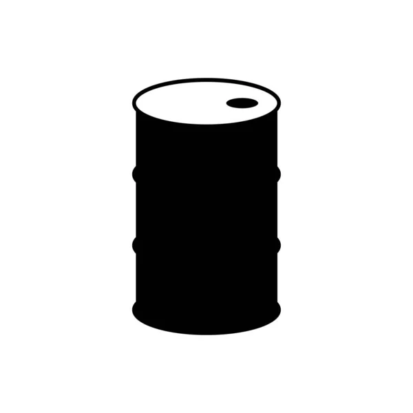 Oil Drum Container Barrel Icon Apps Websites Vector Icon Isolated — Stockový vektor