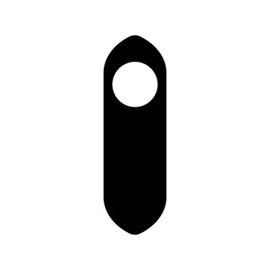 Door knob hanger icon isolated on white background. Vector EPS 10