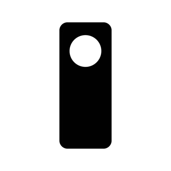 Door Knob Hanger Icon Isolated White Background Vector Eps — Vettoriale Stock