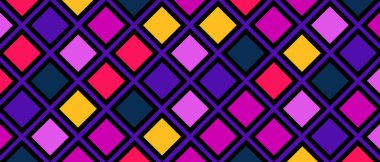 Arka planda soyut çok renkli kareler dokusu. Vektör EPS 10