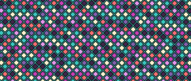 Arka planda soyut çok renkli kareler dokusu. Vektör EPS 10