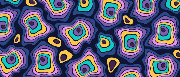 Abstract Multicolored Wave Lines Background Vector Eps — Stockvector