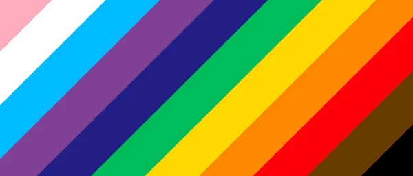 Pride Background Lgbtq Pride Flag Colours Rainbow Stripes Vector Background — 스톡 벡터