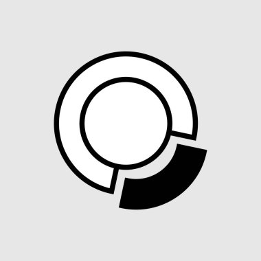 İş grafiği ve grafik simgesi. İstatistik ve analiz ikonu. İstatistik ve veri, para, grafik şeması. Vektör illüstrasyonu arkaplanda izole edildi.