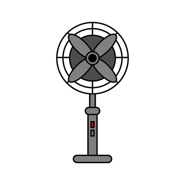 Floor Fan Icon Vector Isolated Transparent Background — ストックベクタ