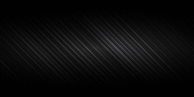 Dark black geometric grid diagonal lines background. Modern dark abstract vector texture